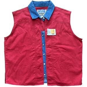NWT Vintage 90s Women’s Wrangler Vest XL